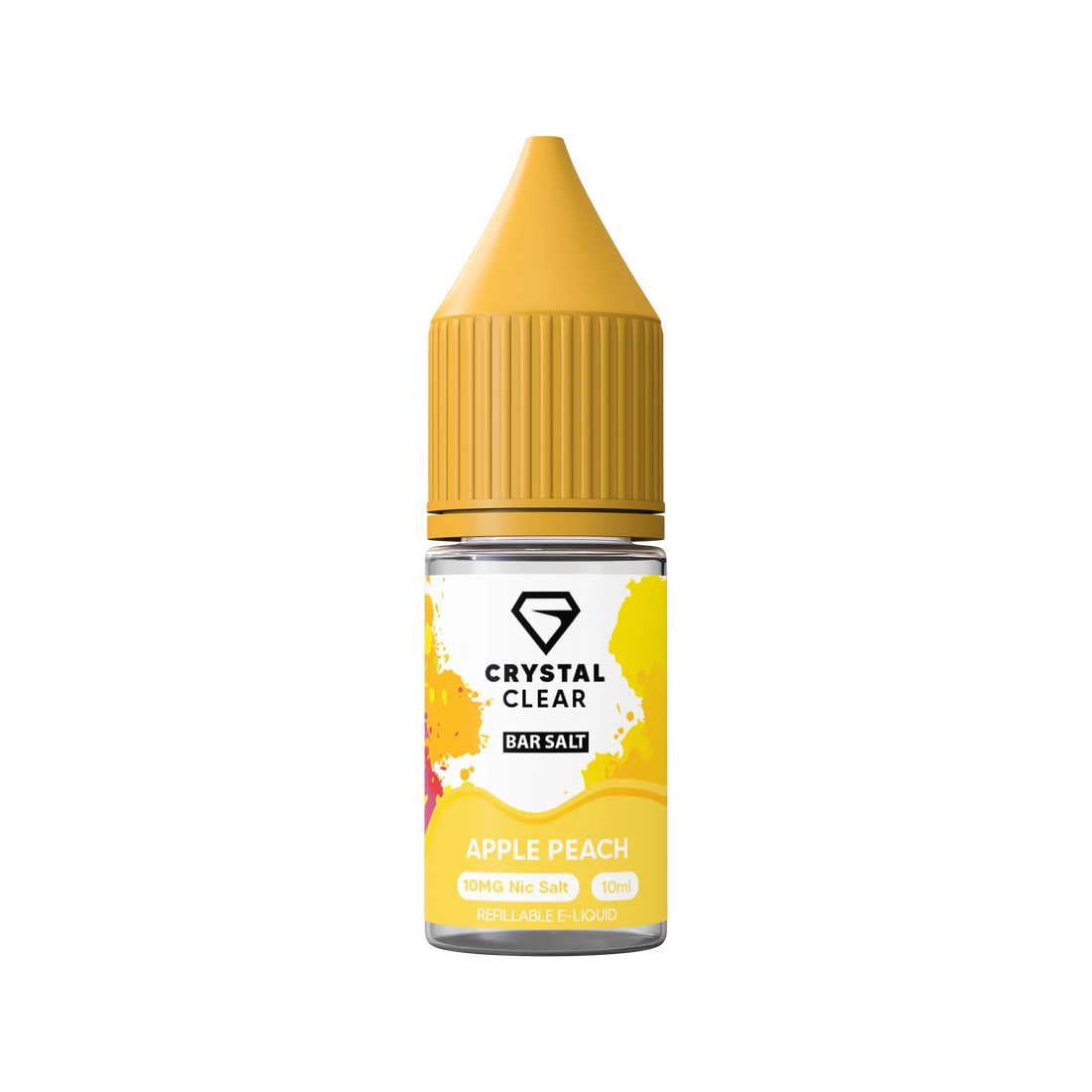 Apple Peach Crystal Clear E-Liquid (Nic Salt) 10ml