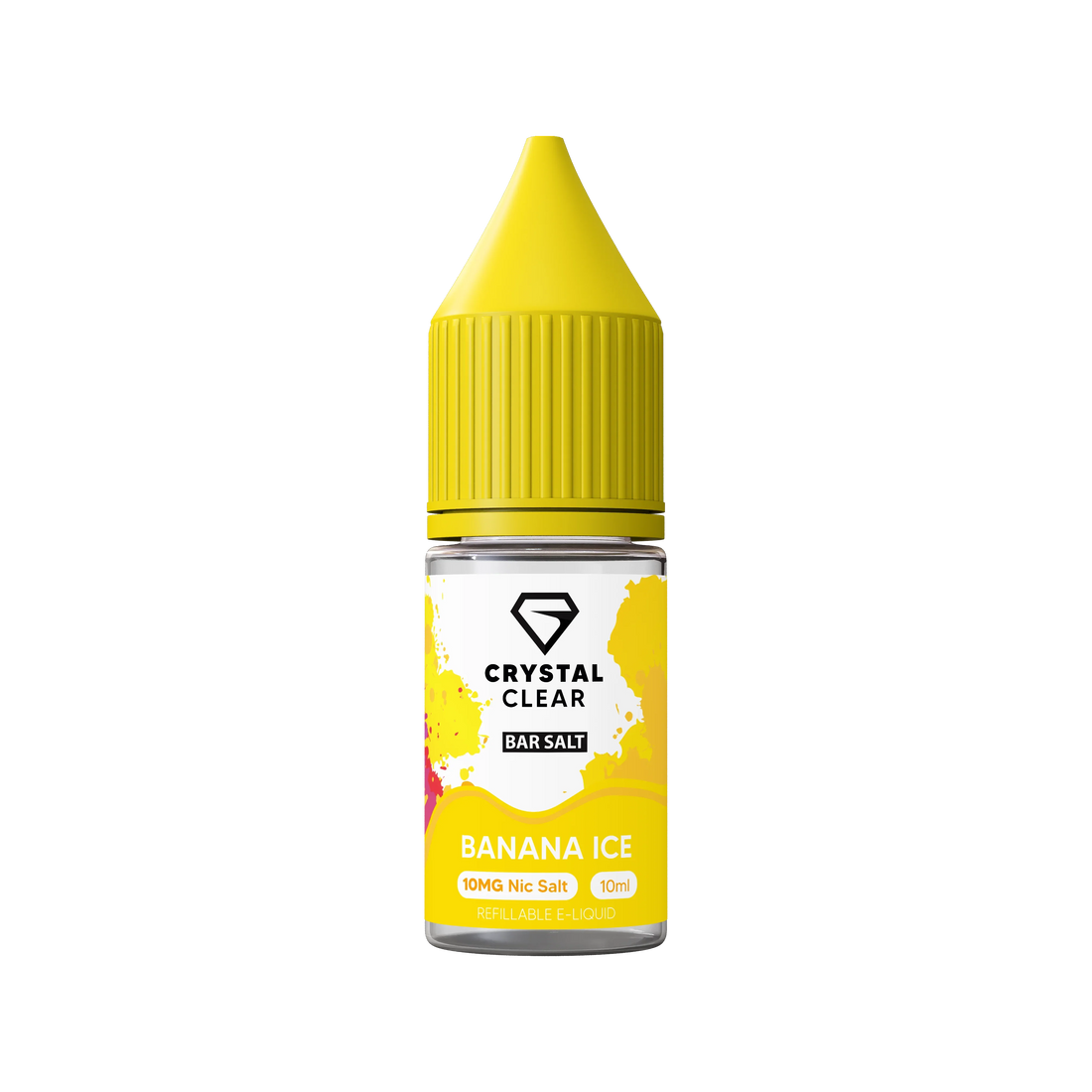 Banana Ice Crystal Clear E-Liquid (Nic Salt) 10ml