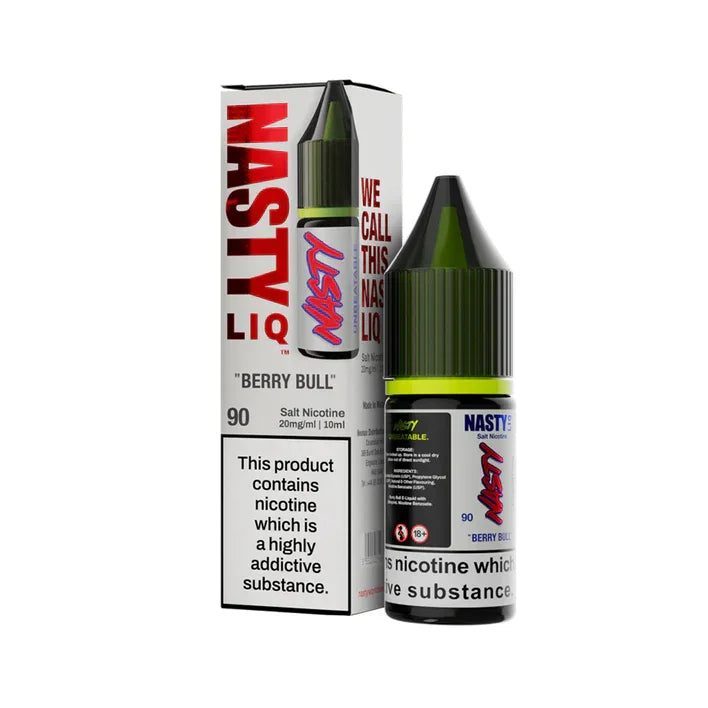 Berry Bull Nasty Liq E-Liquid (Nic Salt) 10ml