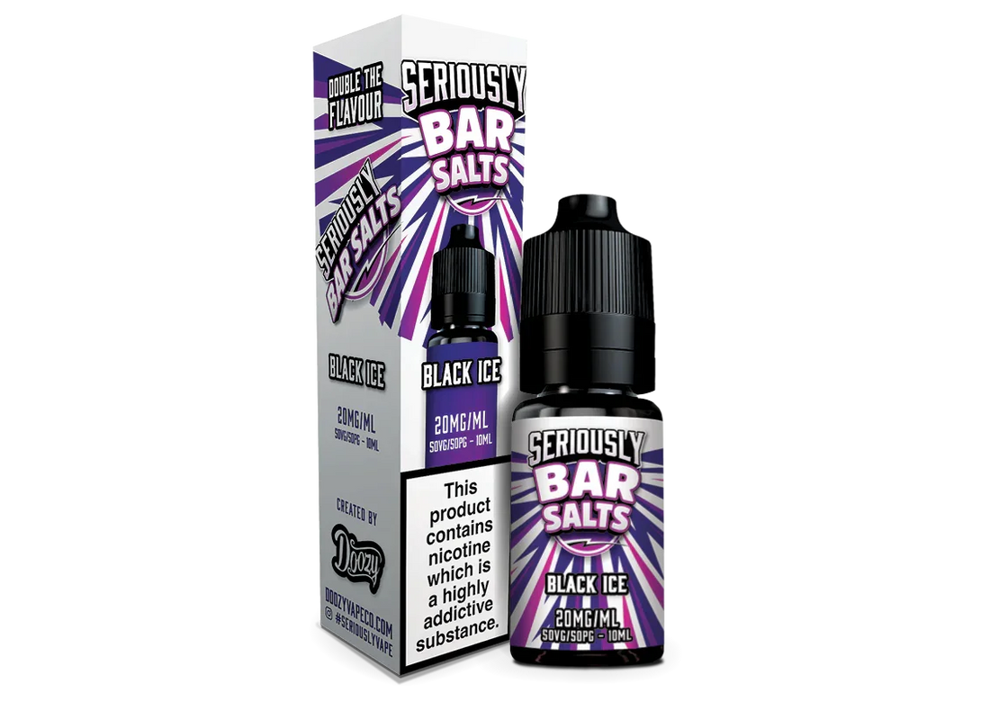 Black Ice Seriously Bar Salts E-Liquid (Nic Salt) 10ml