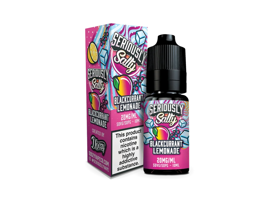 Blackcurrent Lemonade Seriously Salty E-Liquid (Nic Salt) 10ml