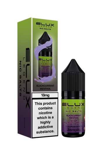 Blackcurrant Menthol Elux Legend E-Liquid (Nic Salt) 10ml
