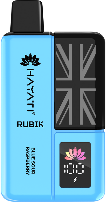 Blue Sour Raspberry Rubik 7K Hayati Disposable Vape Pod Kit