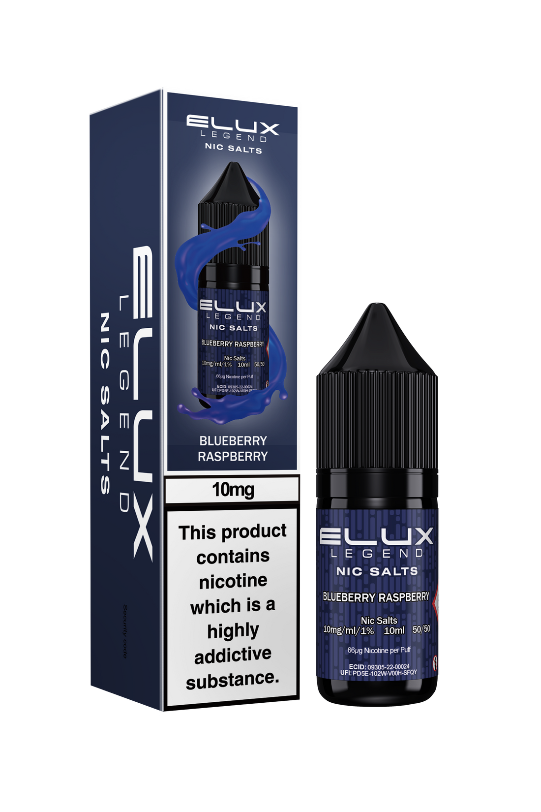 Blueberry Raspberry Elux Legend E-Liquid (Nic Salt) 10ml
