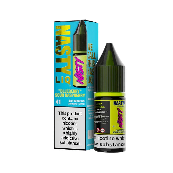 Blueberry Sour Raspberry Nasty Liq E-Liquid (Nic Salt) 10ml