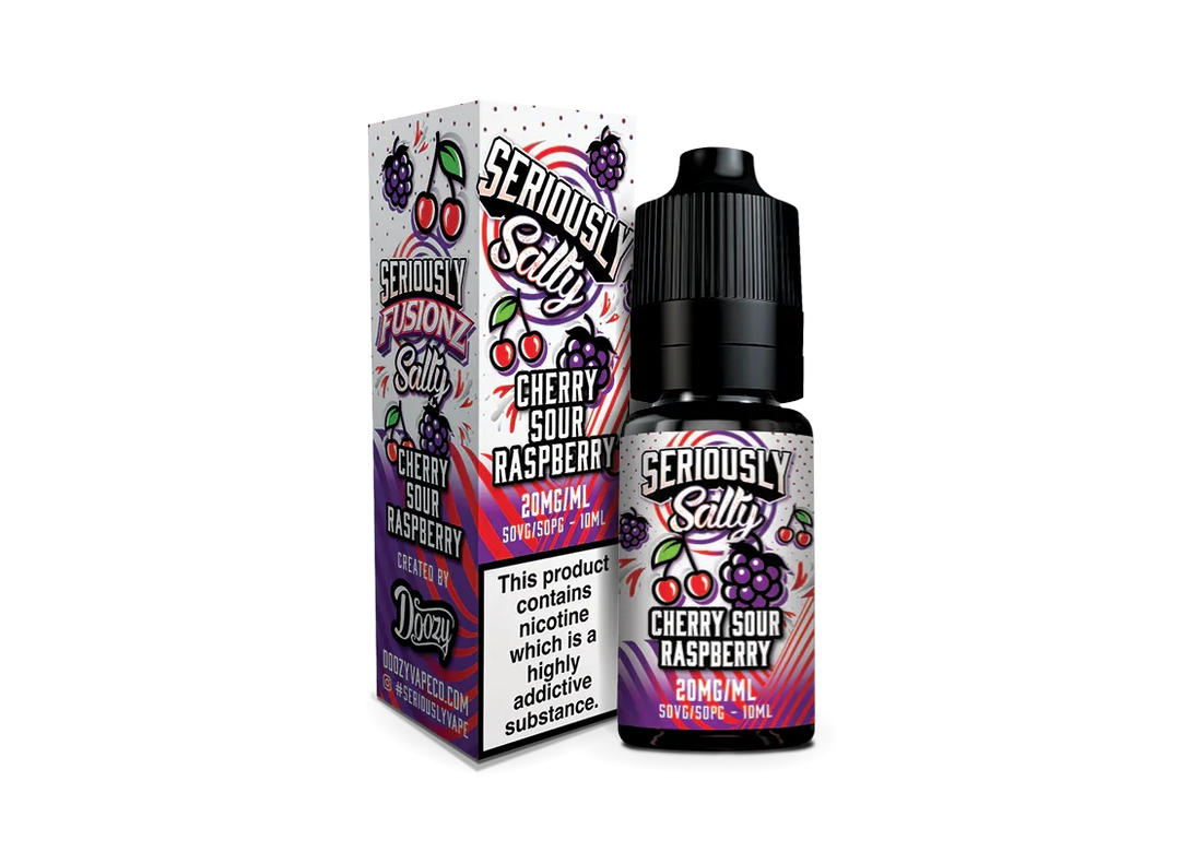 Cherry Sour Rasberry Seriously Salty E-Liquid (Nic Salt) 10ml