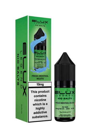 Fresh Menthol Mojito Elux Legend E-Liquid (Nic Salt) 10ml