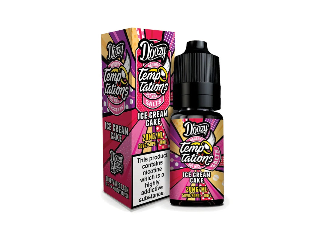 Ice Cream Cake Seriously Temptations Salts E-Liquid (Nic Salt) 10ml