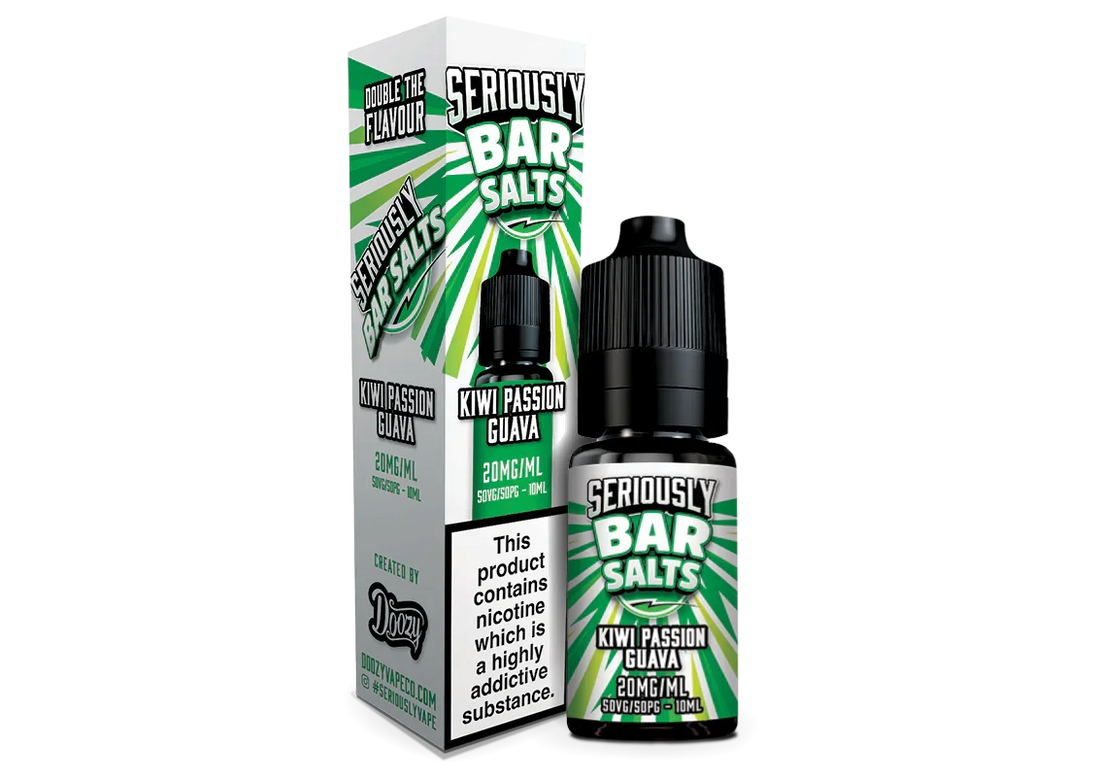 Kiwi Passion Guava Seriously Bar Salts E-Liquid (Nic Salt) 10ml