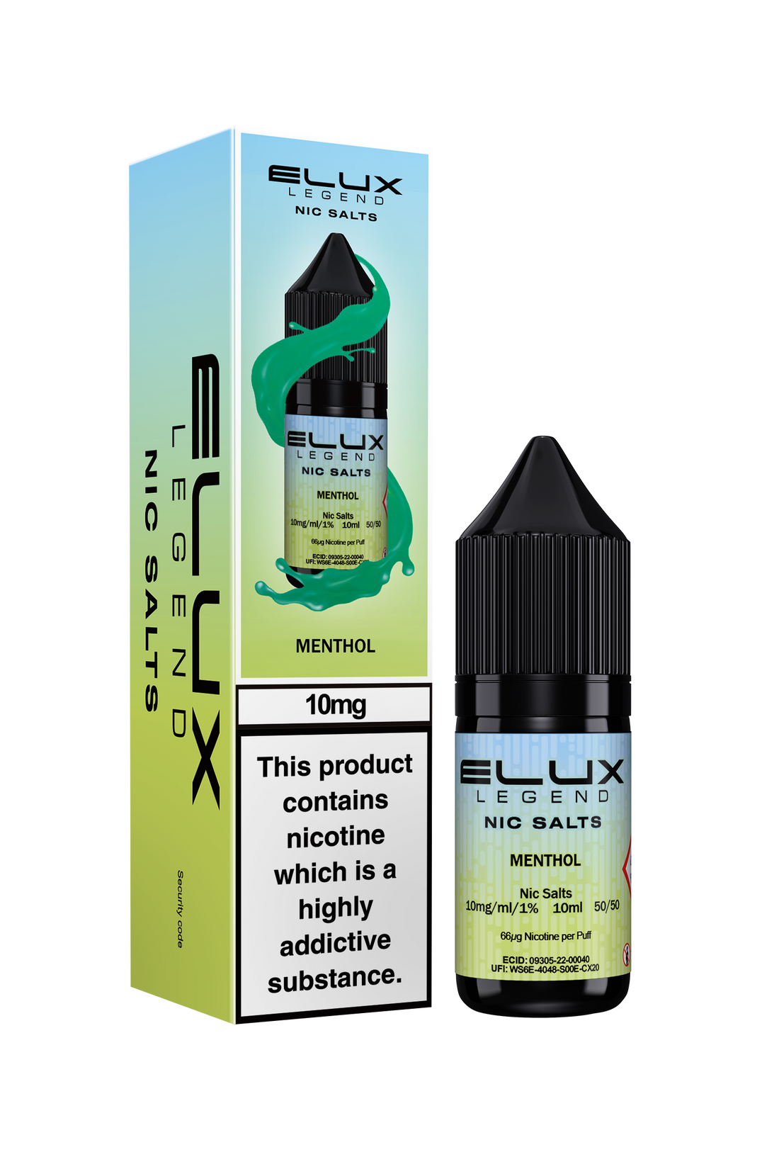 Menthol Elux Legend E-Liquid (Nic Salt) 10ml