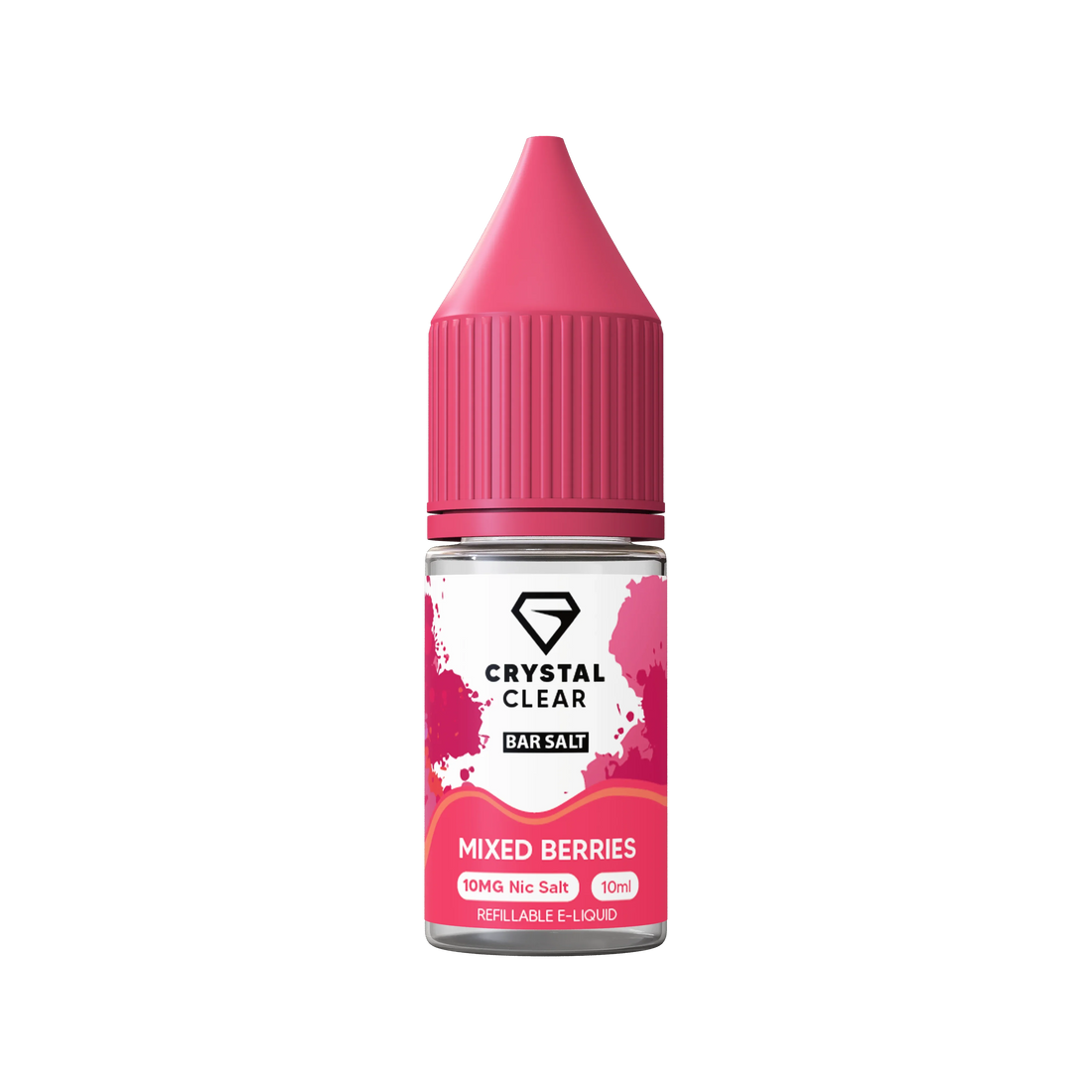 Mixed Berries Crystal Clear E-Liquid (Nic Salt) 10ml