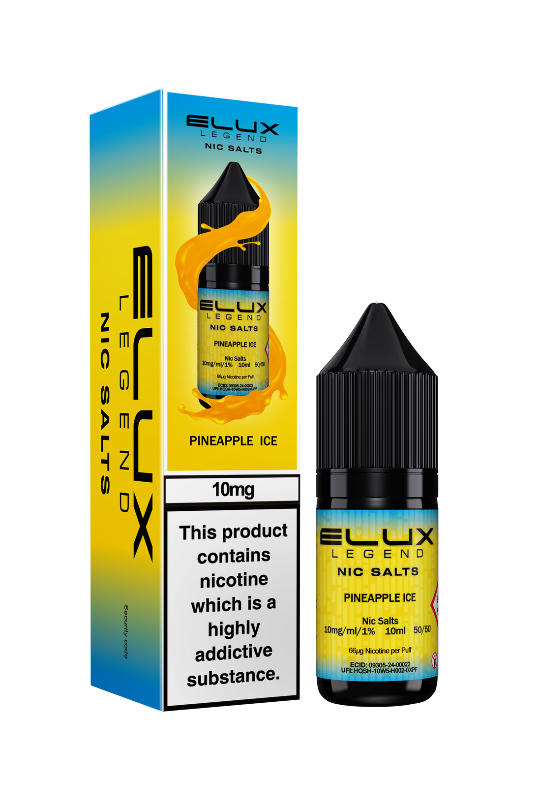 Pineapple Ice Elux Legend E-Liquid (Nic Salt) 10ml