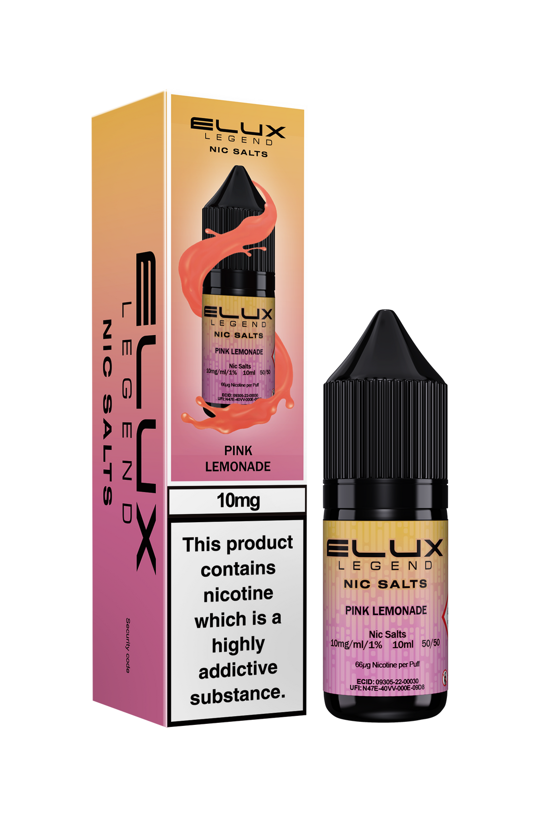 Pink Lemonade Elux Legend E-Liquid (Nic Salt) 10ml