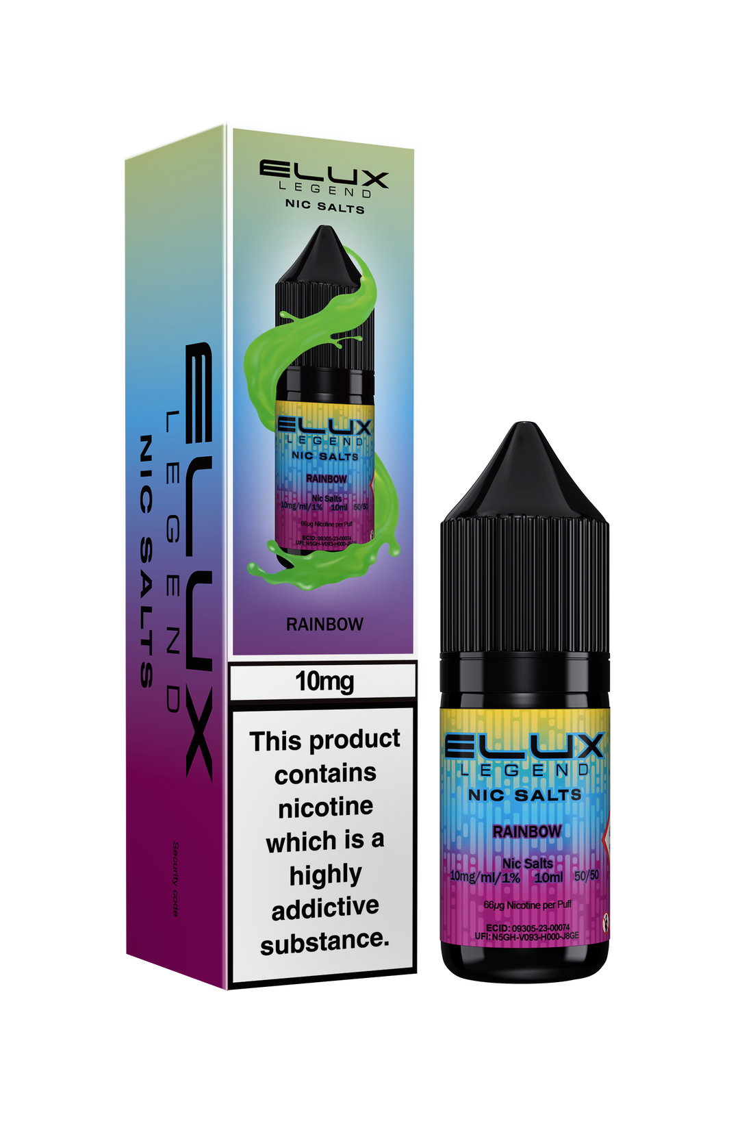 Rainbow Elux Legend E-Liquid (Nic Salt) 10ml