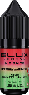 Raspberry Watermelon Elux Legend E-Liquid (Nic Salt) 10ml