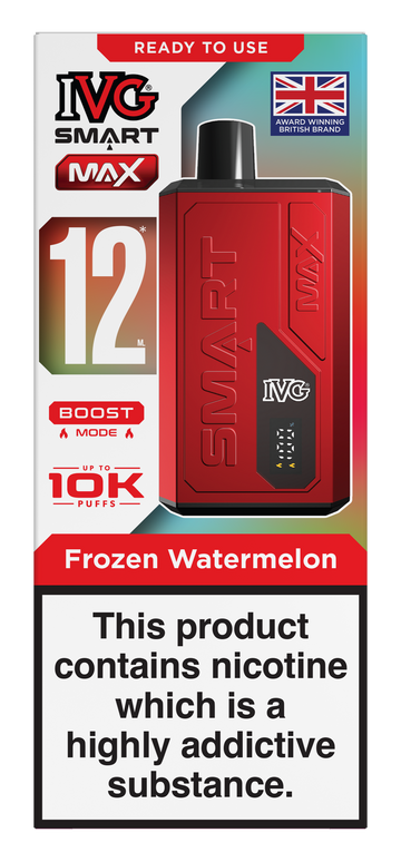 Frozen Watermelon Smart Max 10k IVG Disposable Vape Pod Kit