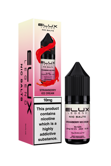 Strawberry Ice Cream Elux Legend E-Liquid (Nic Salt) 10ml