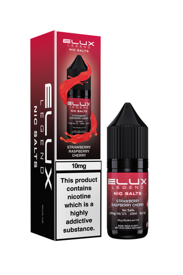 Strawberry Raspberry Cherry Elux Legend E-Liquid (Nic Salt) 10ml