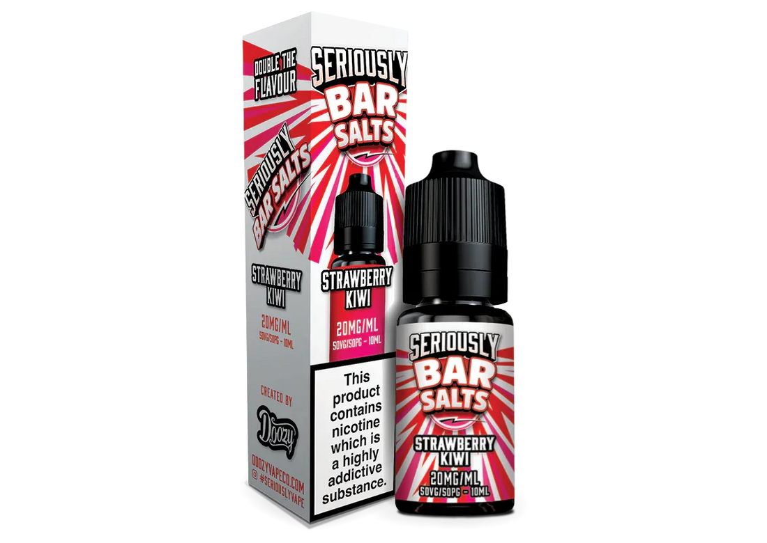 Strawberry Kiwi Seriously Bar Salts E-Liquid (Nic Salt) 10ml