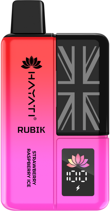 Strawberry Raspberry Ice Rubik 7K Hayati Disposable Vape Pod Kit