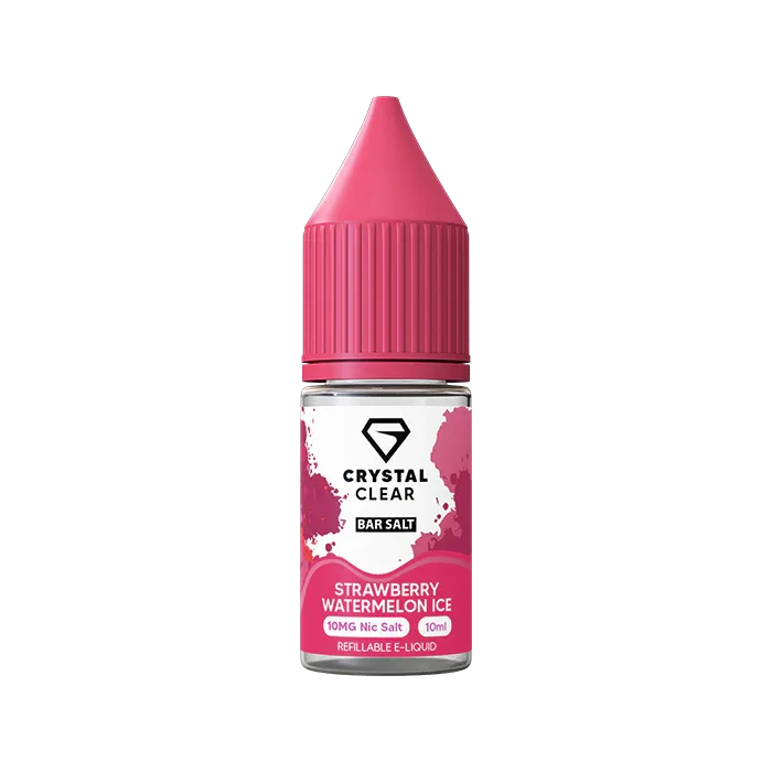 Strawberry Watermelon Ice Crystal Clear E-Liquid (Nic Salt) 10ml