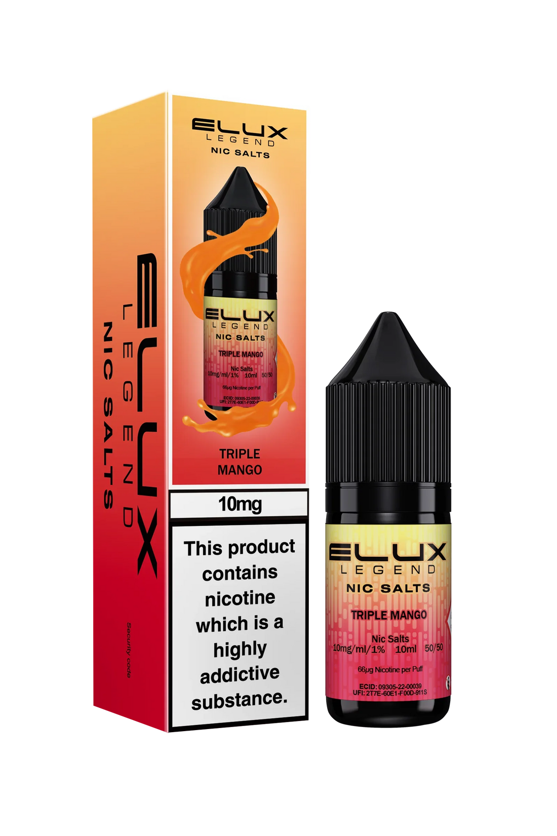Triple Mango Elux Legend E-Liquid (Nic Salt) 10ml