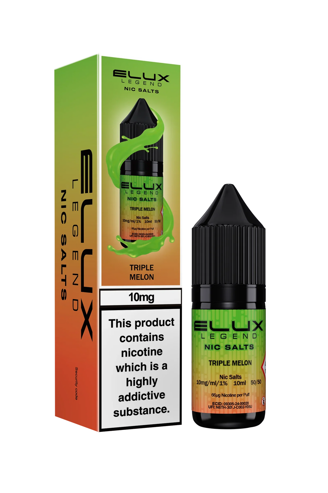 Triple Melon Elux Legend E-Liquid (Nic Salt) 10ml