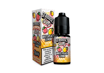 White Peach Lemon Seriously Salty E-Liquid (Nic Salt) 10ml