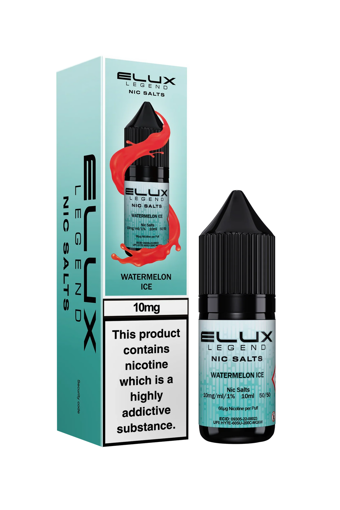 Watermelon Ice Elux Legend E-Liquid (Nic Salt) 10ml