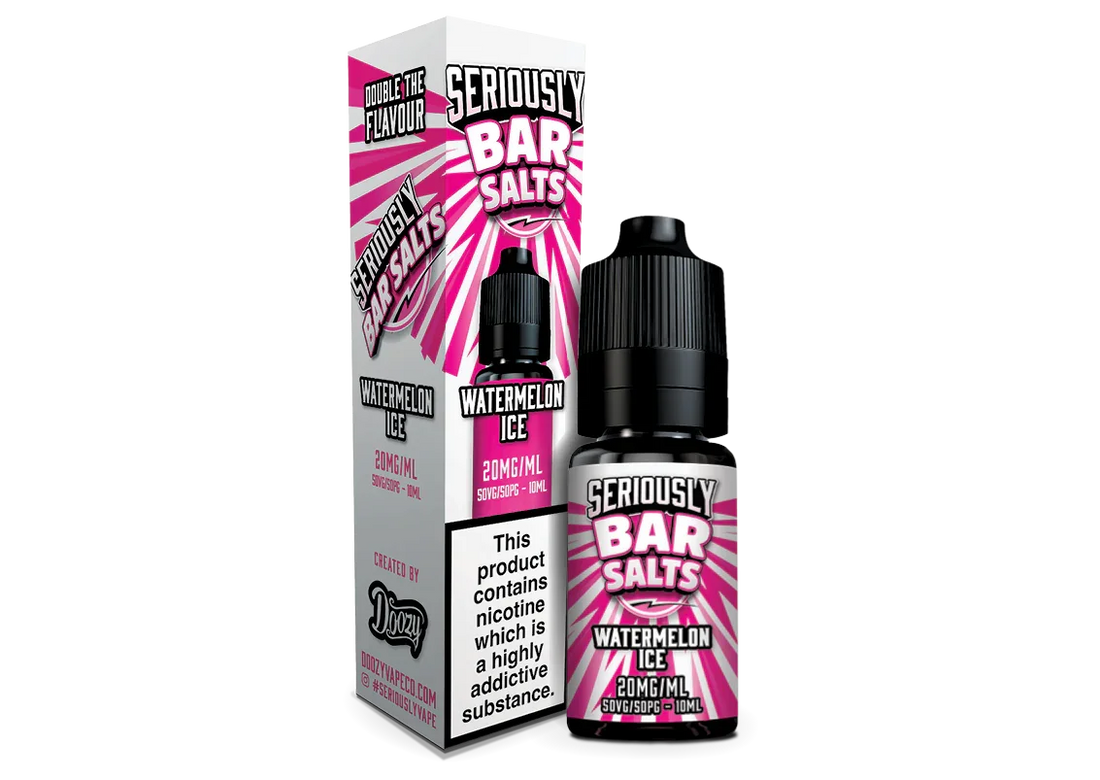 Watermelon Ice Seriously Bar Salts E-Liquid (Nic Salt) 10ml