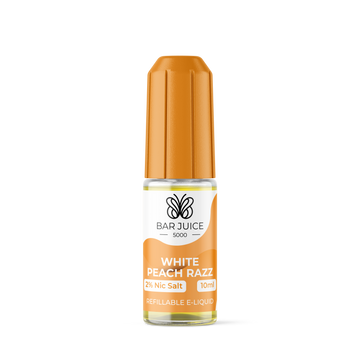 White Peach Razz Bar Juice E-Liquid (Nic Salt) 10ml