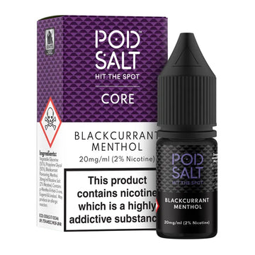 Blackcurrent Menthol Pod Salt E-Liquid (Nic Salt) 10ml