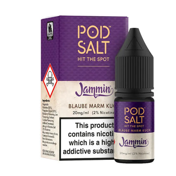 Jammin Blueberry Jam Tart Pod Salt E-Liquid (Nic Salt) 10ml