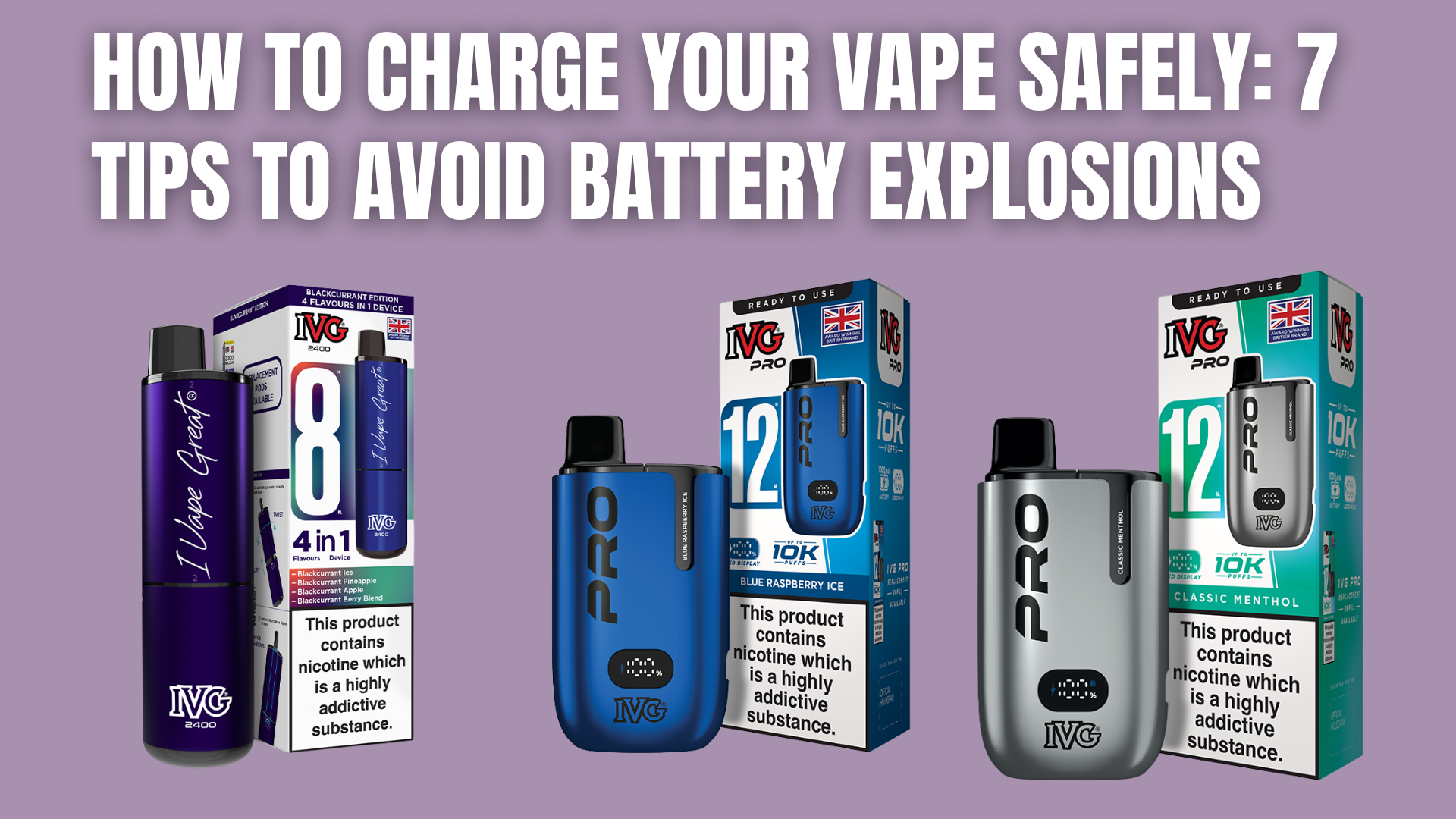 How to Charge Your Vape Battery Safely