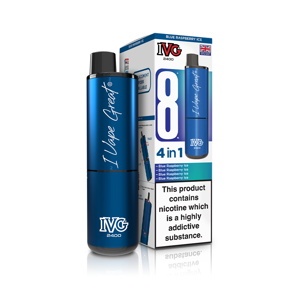 Watermelon Ice 2400 4 In 1 IVG Disposable Vape Pod Kit