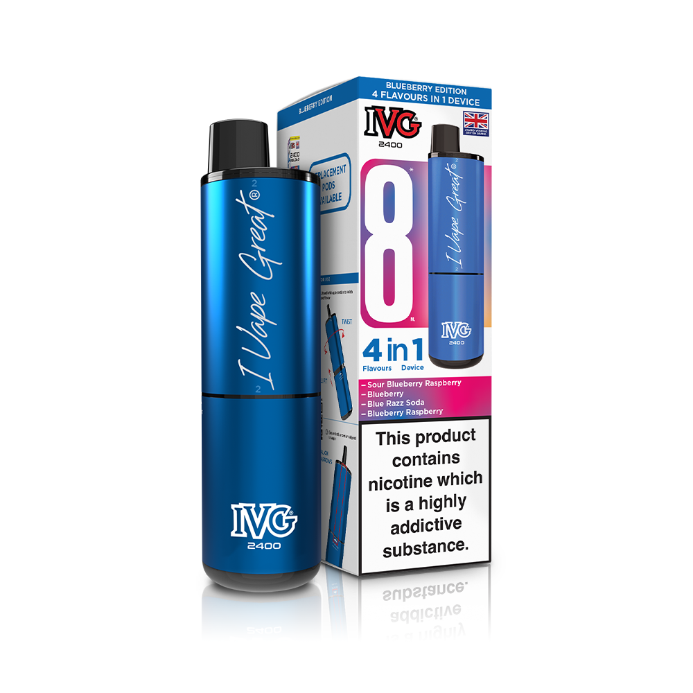 Watermelon Edition 2400 4 In 1 IVG Disposable Vape Pod Kit