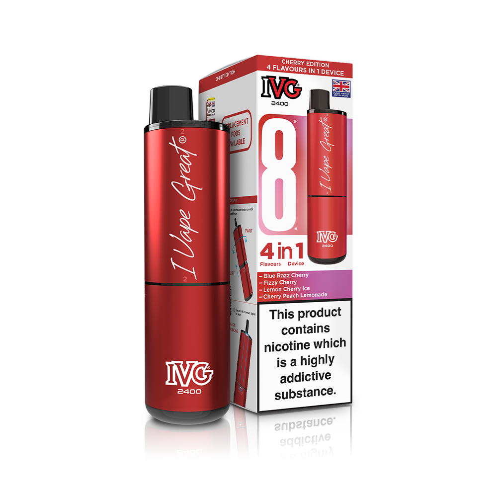 Tropical Fruits 2400 4 In 1 IVG Disposable Vape Pod Kit