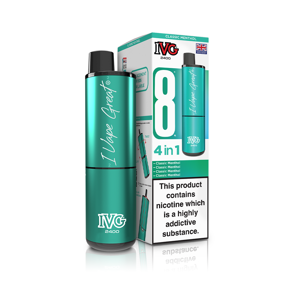 Summer Edition 2400 4 In 1 IVG Disposable Vape Pod Kit
