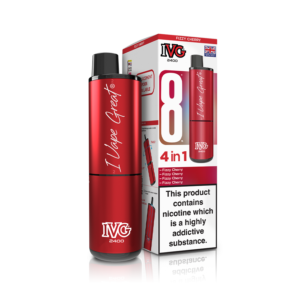 Shisha Edition 2400 4 In 1 IVG Disposable Vape Pod Kit
