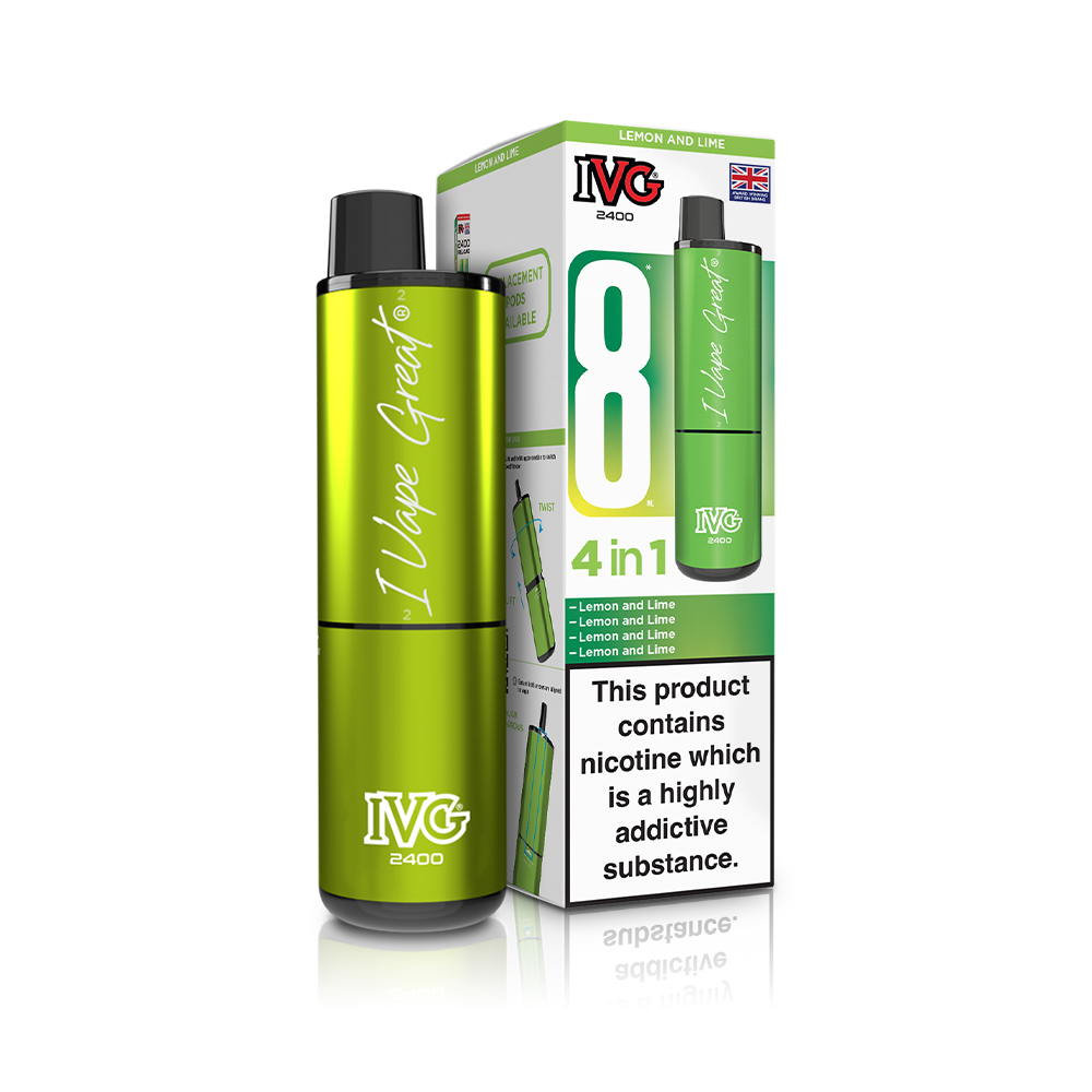 Pineapple Edition 2400 4 In 1 IVG Disposable Vape Pod Kit