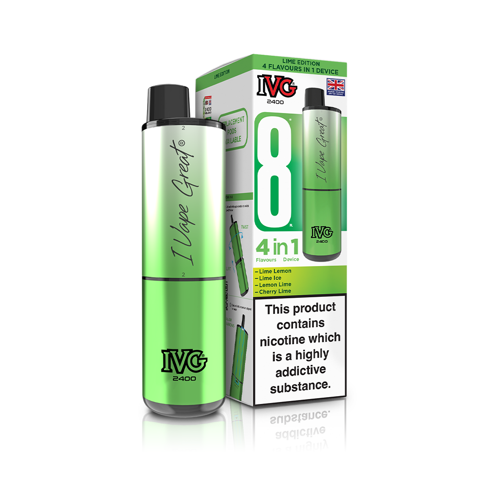 Menthol Edition 2400 4 In 1 IVG Disposable Vape Pod Kit