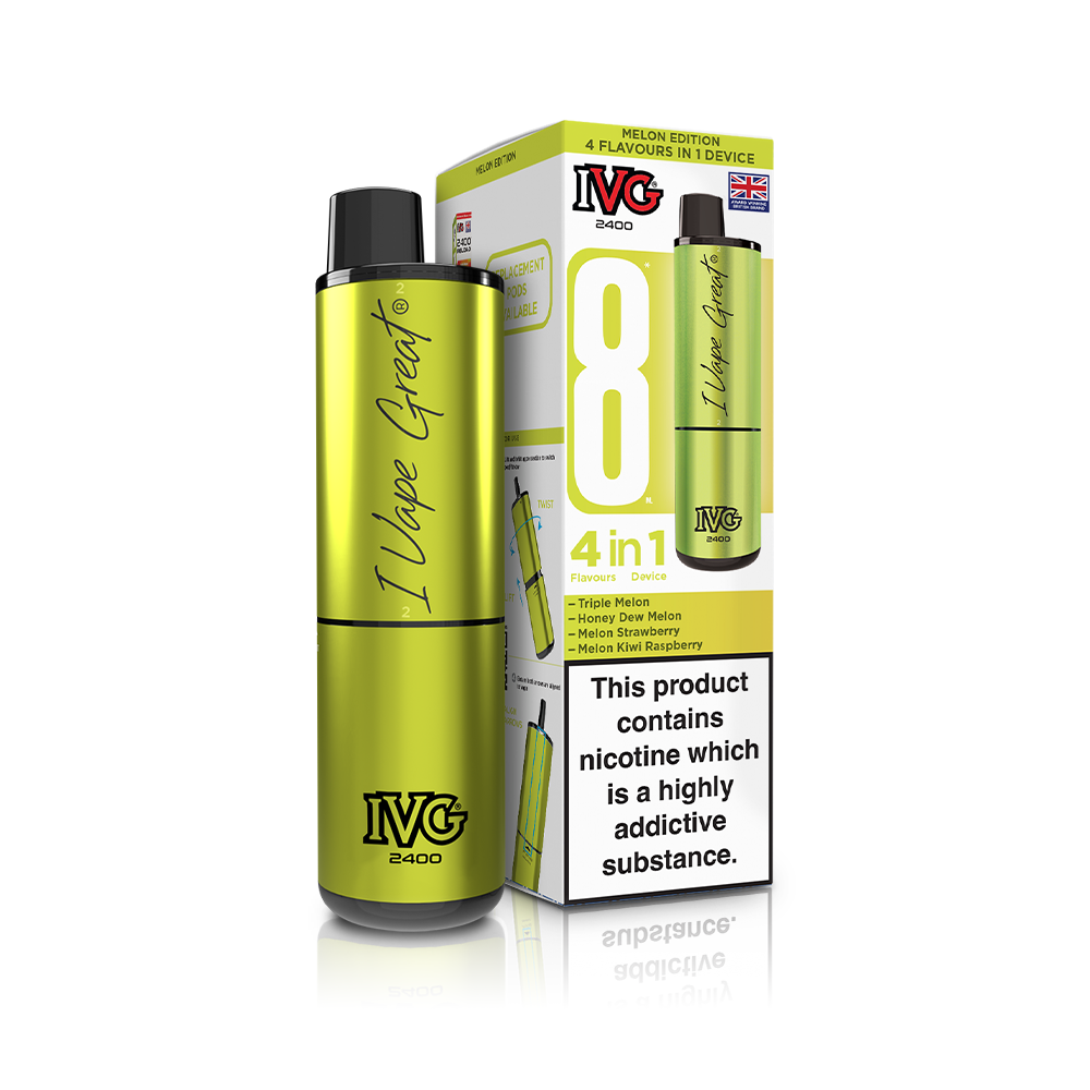 Mango Edition 2400 4 In 1 IVG Disposable Vape Pod Kit