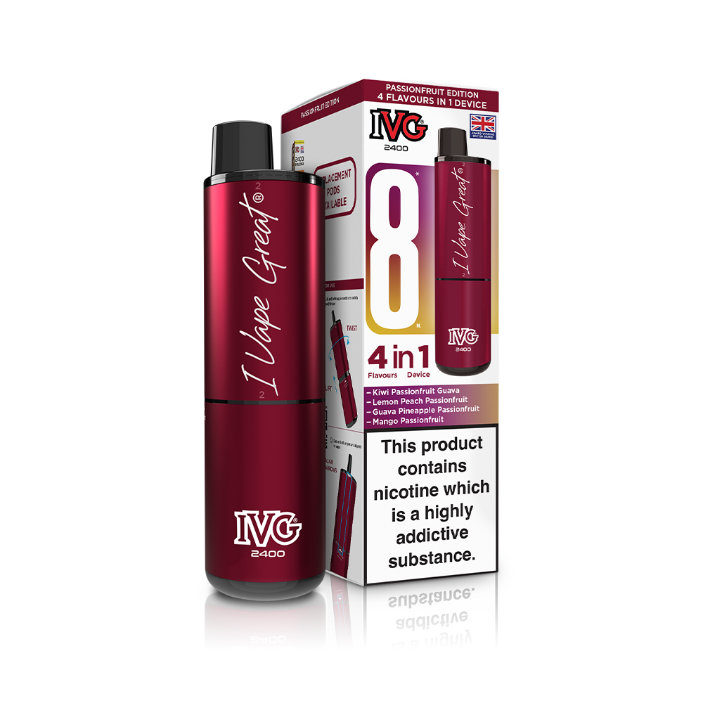 Cola Edition 2400 4 In 1 IVG Disposable Vape Pod Kit