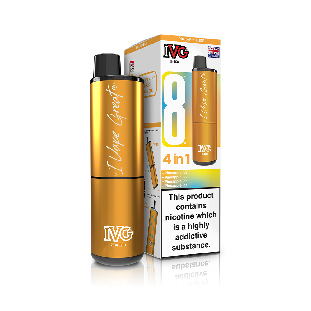 Classic Menthol 2400 4 In 1 IVG Disposable Vape Pod Kit