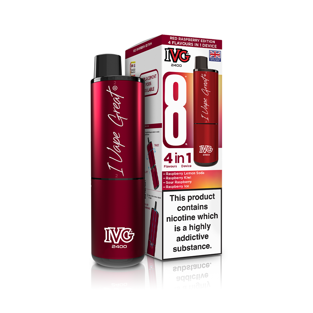 Lemon Edition 2400 4 In 1 IVG Disposable Vape Pod Kit