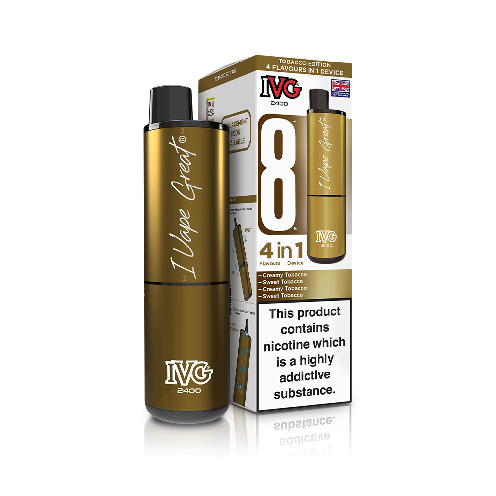 Fruit n Mint Edition 2400 4 In 1 IVG Disposable Vape Pod Kit