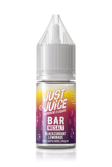 Blackcurrant Lemonade Just Juice Bar Nic Salt E-Liquid 10ml