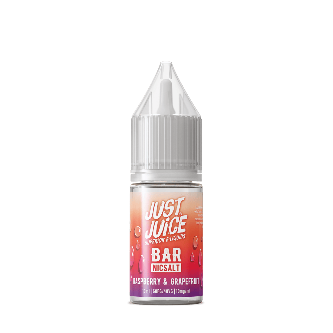 Raspberry & Grapefruit Just Juice Bar Nic Salt E-Liquid 10ml
