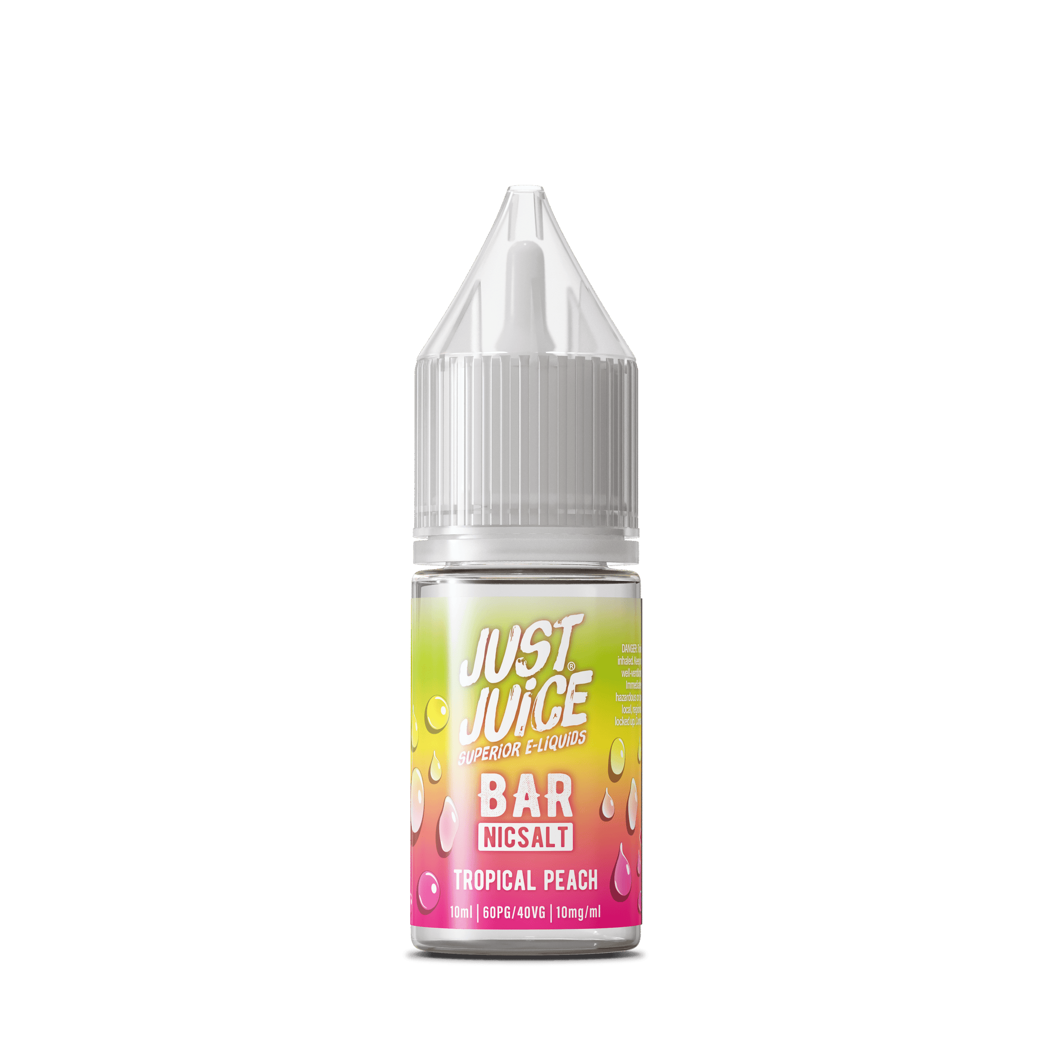 Tropical Peach Just Juice Bar Nic Salt E-Liquid 10ml