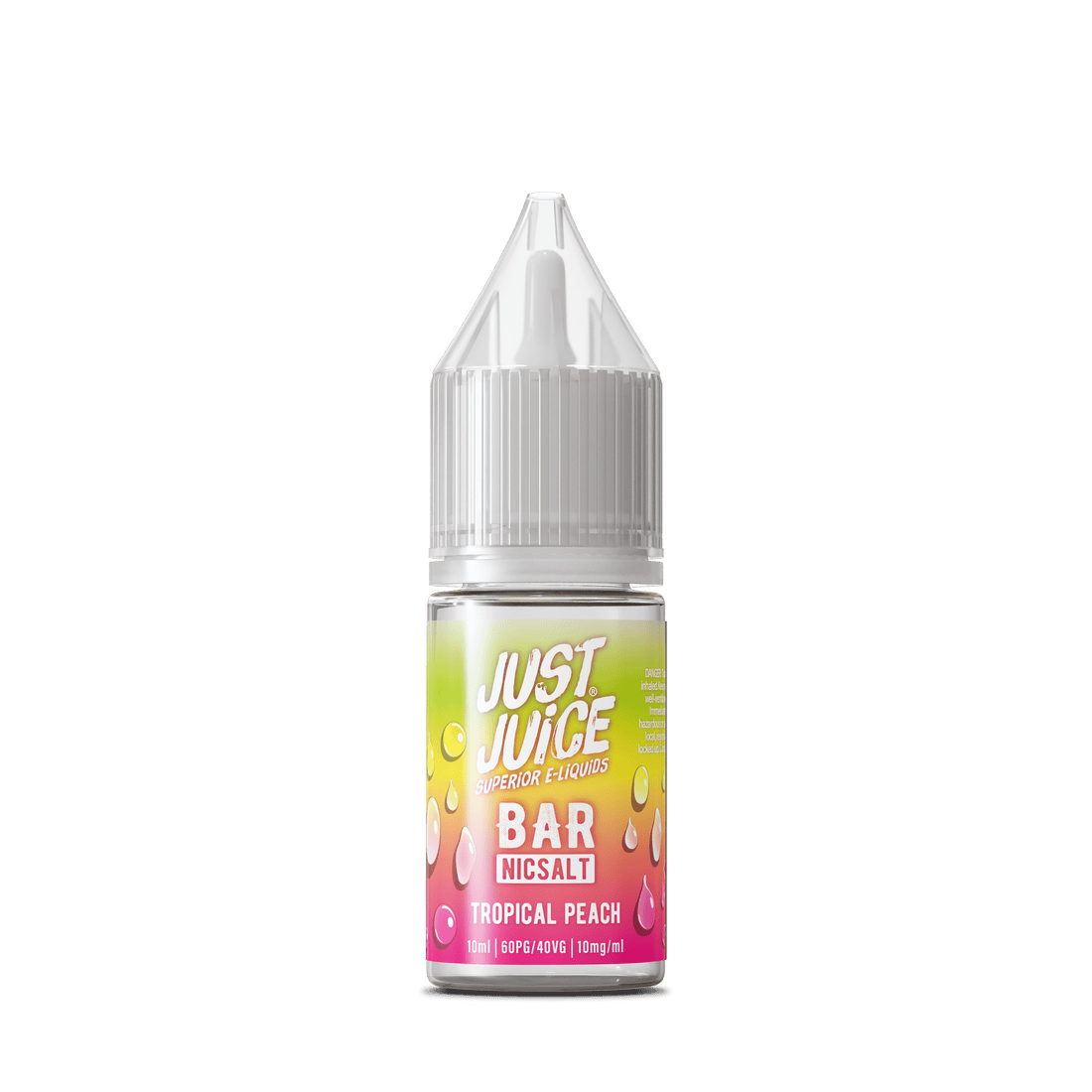 Tropical Peach Just Juice Bar Nic Salt E-Liquid 10ml